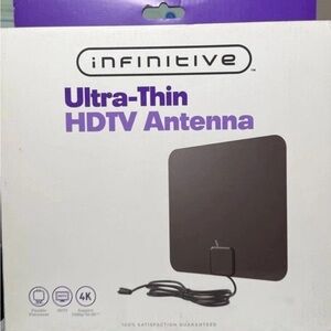 Ultra-Thin Black HDTV Antenna